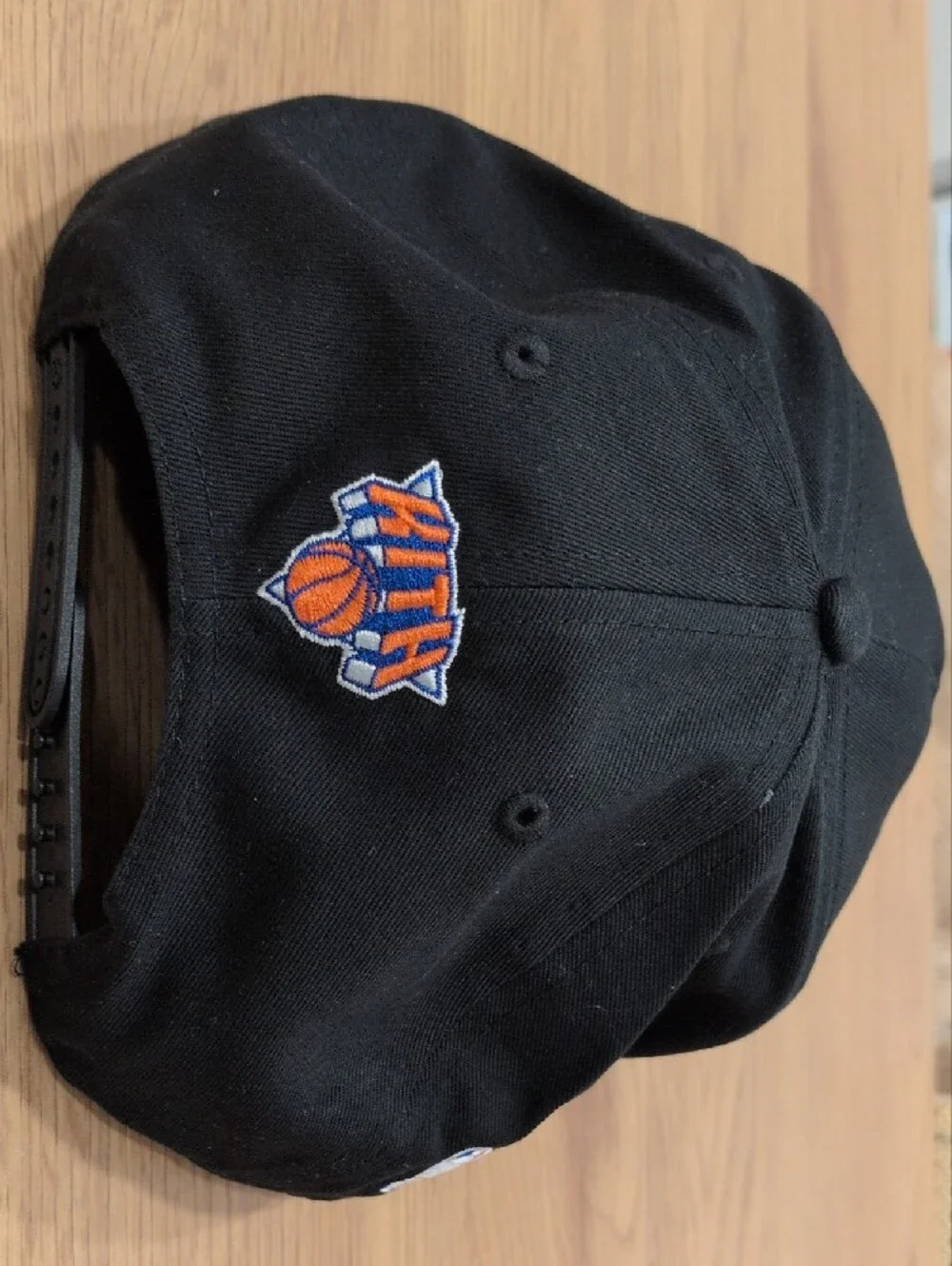 Kith X New York Knicks Black and Orange Champions Hat 47 Hitch